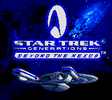 Star Trek Generations - Beyond the Nexus (USA, Europe) Title Screen
